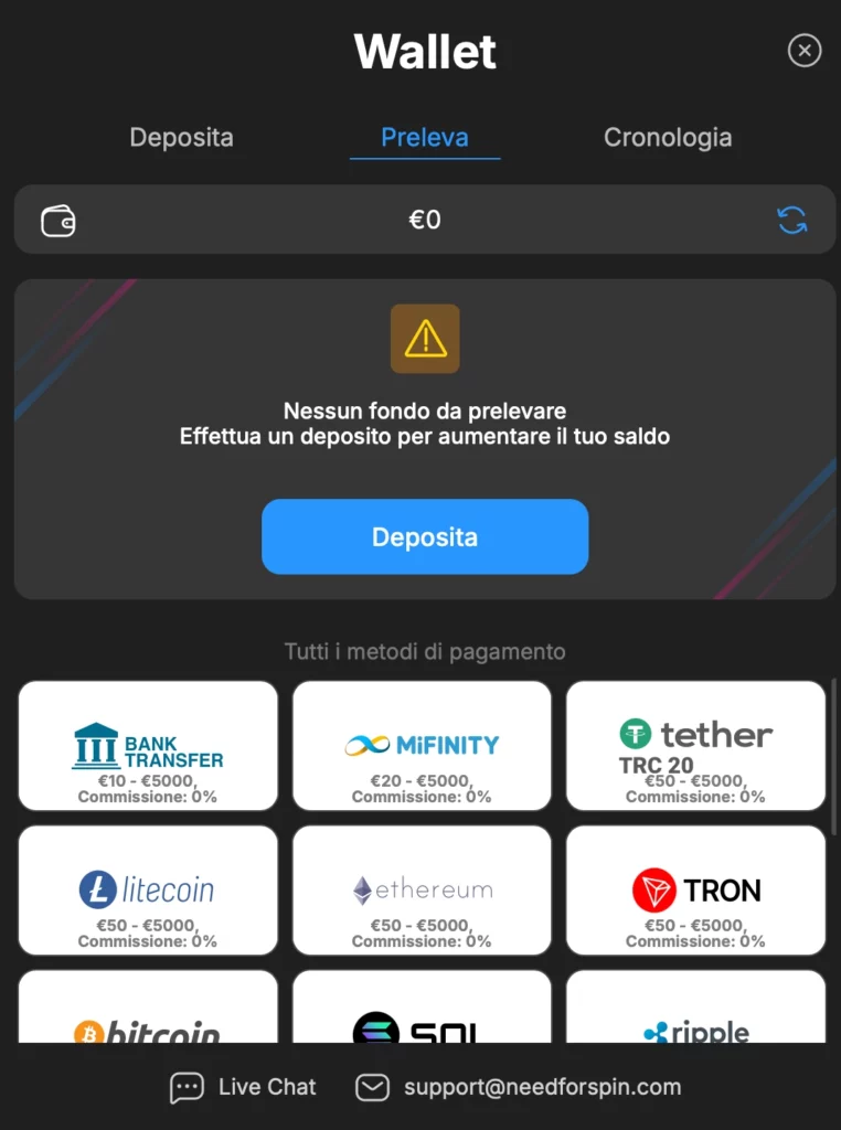 Strumenti di gioco responsabile